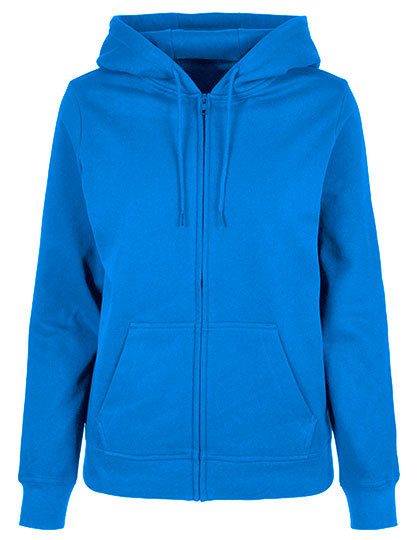Ladies Basic Zip Hoody – Build Your Brand Basic in Intense Blue