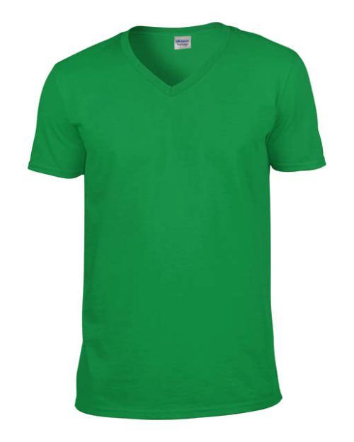 Softstyle™ Adult V-Neck T-Shirt – Gildan in Irish Green