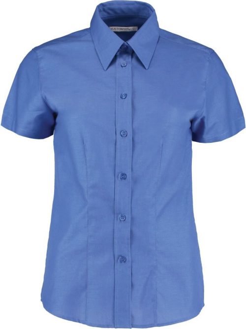 Workwear Oxford Bluse kurzarm KK 360 (6-24) – Kustom Kit in Italian Blue
