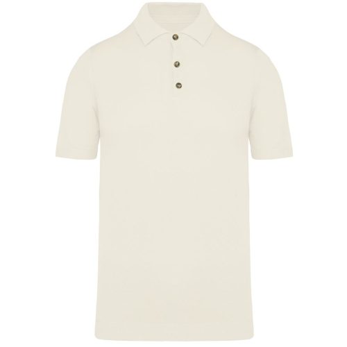 Herren-Polohemd aus Strick SP203 – Spasso in Ivory