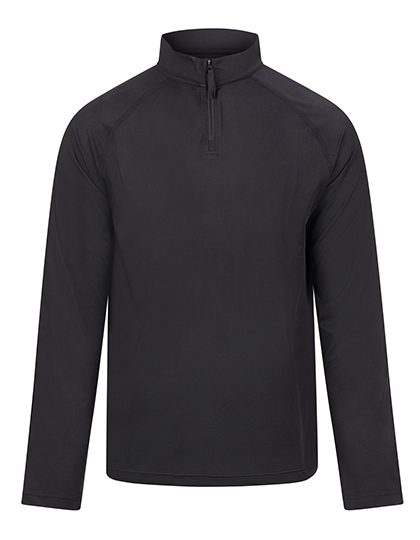 Lightweight Active 1/4 Zip – Just Cool in Jet Black