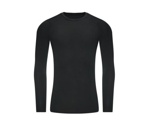 Active Recycled Baselayer – Just Cool in Jet Black