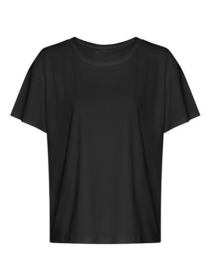 Women´s Open Back T – Just Cool in Jet Black