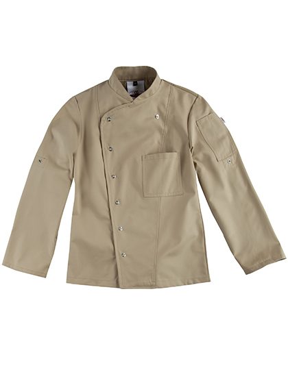 Ladies´ Chef Jacket Turin Classic – CG Workwear in Khaki