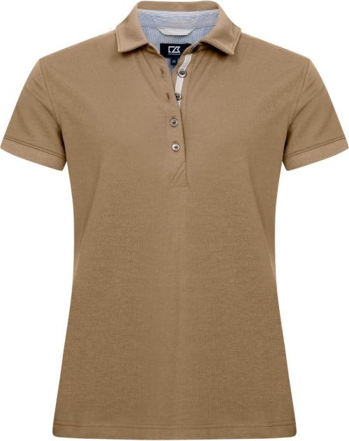 Damen Piqué Polo Advantage Premium Polo W – Cutter & Buck in Khaki