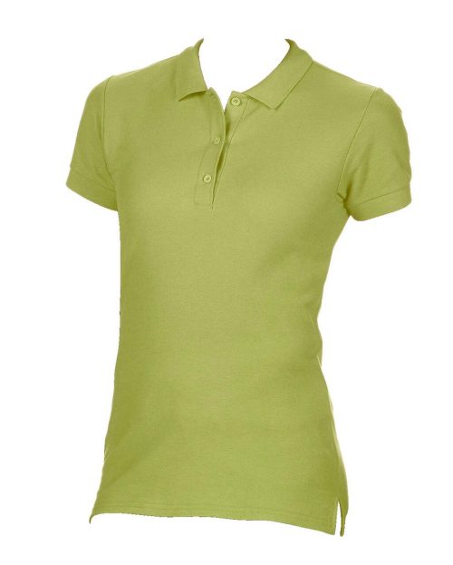 Premium Cotton Ladies' Double Piqué Polo 85800L – Gildan in Kiwi