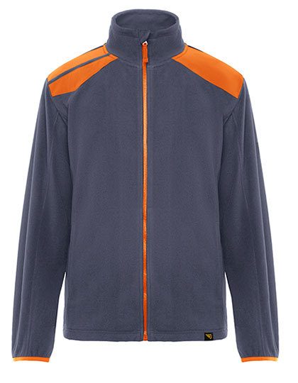 Fleece Jacket Terrano – Roly Workwear in Lead 23/Orange 31