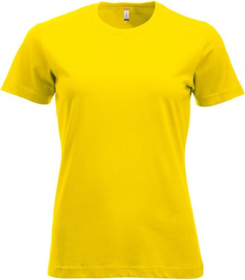 Damen T-Shirt New Classic-T Women – Clique in Lemon
