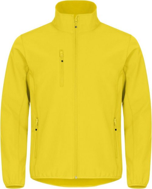 Herren 3-Lagen Softshell Jacke Classic Softshell Jkt M – Clique in Lemon