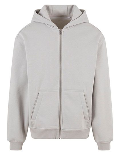 Schwere Unisex Oversize Kapuzen Sweatjacke NM 013 – New Morning Studios in Light Asphalt