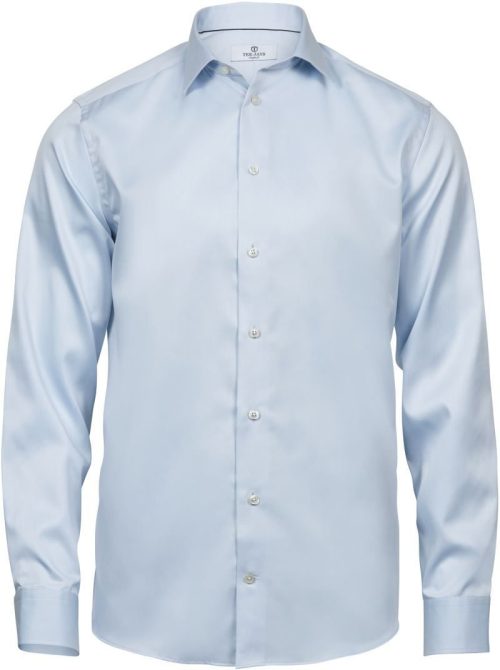 Luxus Twill Hemd langarm TJ 4020 – Tee Jays in Light Blue