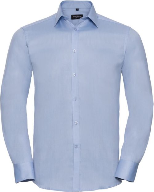 Herringbone Hemd langarm 962M – Russell Athletic in Light Blue