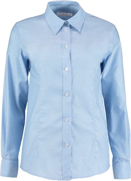 Workwear Oxford Bluse langarm KK 361 (26-28) – Kustom Kit in Light Blue