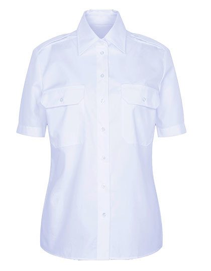 Women´s Pilot Blouse Regular Fit Shortsleeve – Seidensticker in Light Blue
