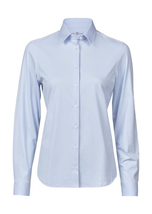 Women´s Active Stretch Shirt – Tee Jays in Light Blue