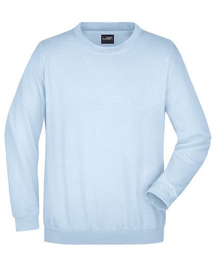 Round Sweat Heavy – Daiber in Light Blue