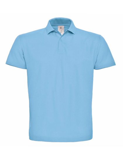 Unisex Polo ID.001 – B&C BE INSPIRED in Light Blue