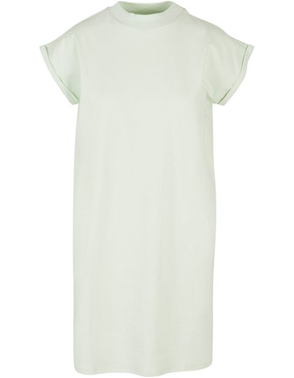 T-Shirt Kleid mit Stehkragen BY 101 – Build your Brand in Light Mint