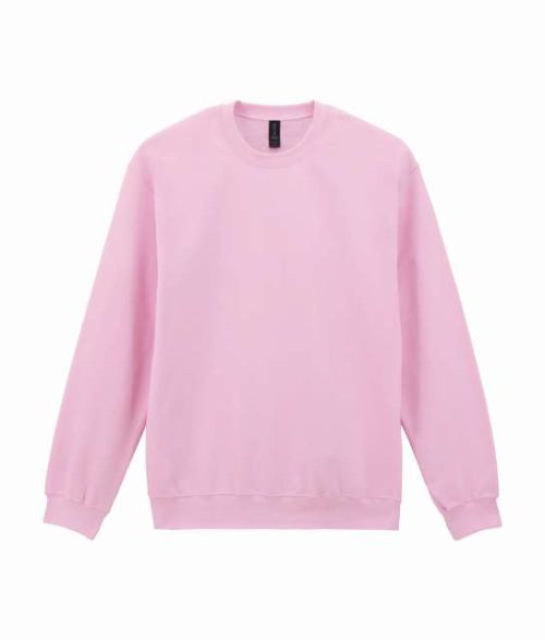 Softstyle™ Midweight Fleece Adult Crewneck – Gildan in Light Pink