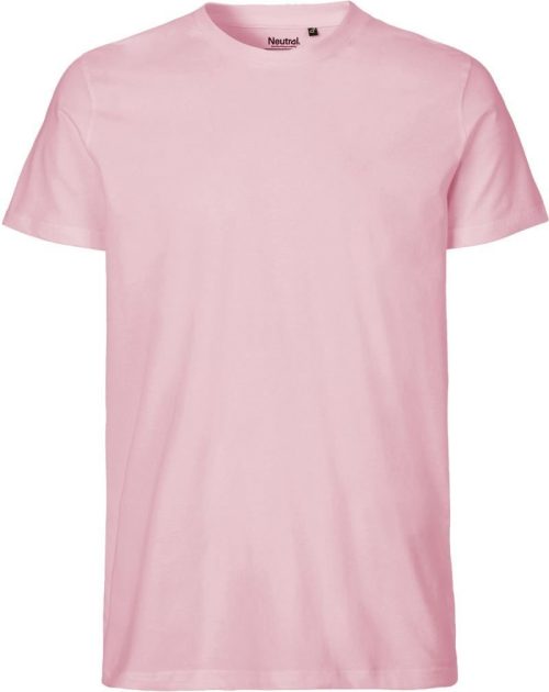 Herren Bio T-Shirt O 61001 – Neutral in Light Pink