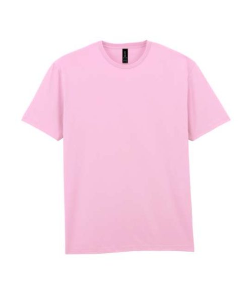 Light Cotton Adult T-Shirt – Gildan in Light Pink