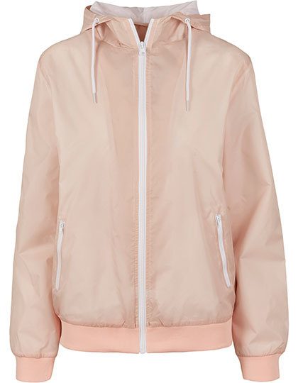 Ladies´ Windrunner – Build Your Brand in Light Pink/White