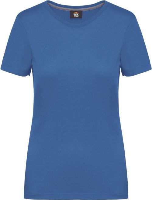 Damen Workwear T-Shirt WK 307 – WK in Light Royal Blue