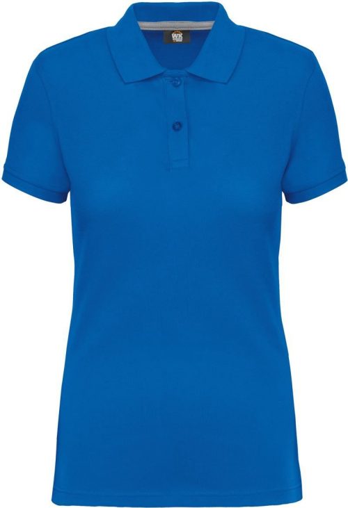 Schweres Damen Workwear Piqué Polo WK 275 – WK in Light Royal Blue