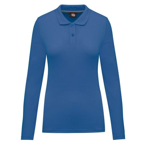 Langarm-Polohemd für Damen WK277 – WK in Light Royal Blue