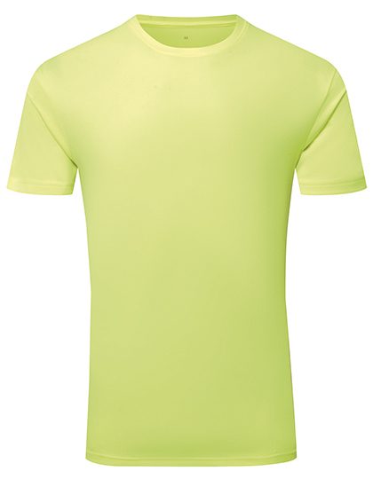 TriDri® Ion-Charge recycled textured tee – TriDri® in Lightning Yellow