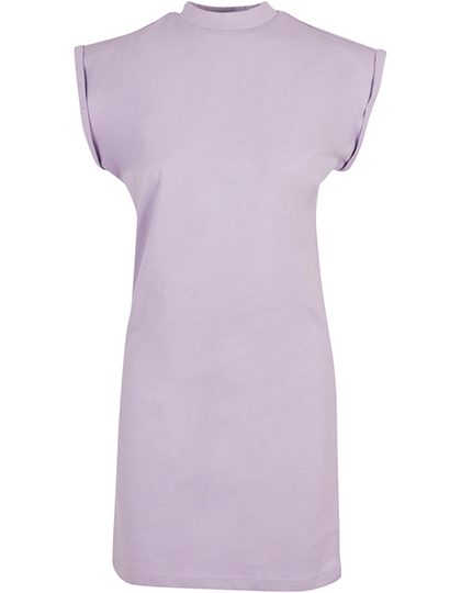 T-Shirt Kleid mit Stehkragen BY 101 – Build your Brand in Lilac