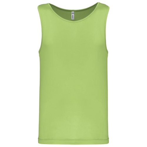 Herren Basic Sport Funktionsshirt ärmellos PA441 – Proact in Lime