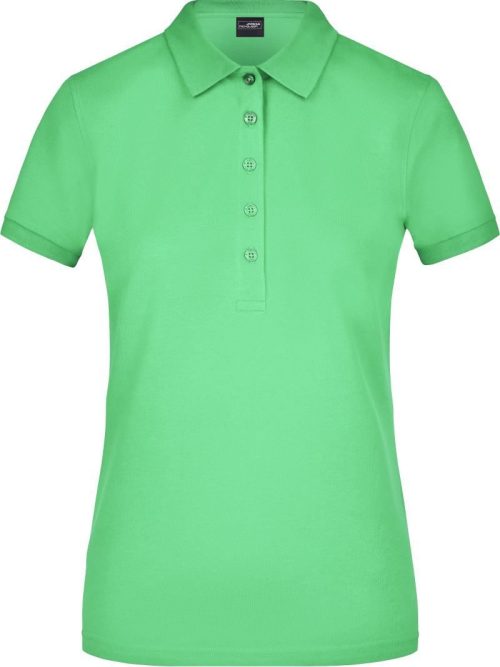 Damen Stretch Piqué Polo JN 709 – Daiber in Lime Green