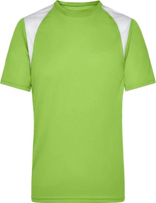 Herren Lauf Shirt JN 397 – Daiber in Lime Green/White