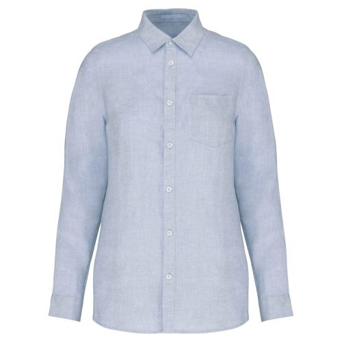 Leinen-Bluse für Damen NS505 – Spasso in Linen Blue