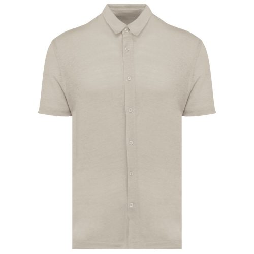 Leinenhemd mit kurzen Ärmeln für Herren SP517 – Spasso in Linen Sand