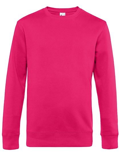 KING Crew Neck Sweat_° – B&C BE INSPIRED in Magenta Pink