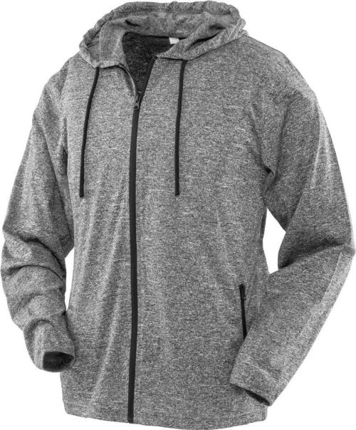 Damen Kapuzen Sweatjacke S 277F – Spiro in Marl Grey