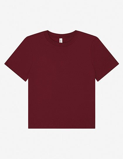 Women´s Heavy Boxy Tee – Bella+Canvas in Maroon