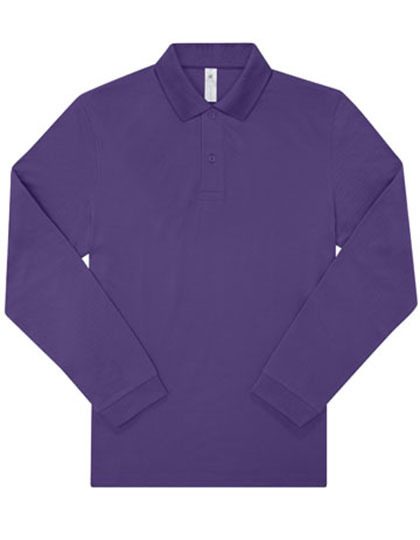 My Polo 180 Long Sleeve – B&C BE INSPIRED in Meta Lilac