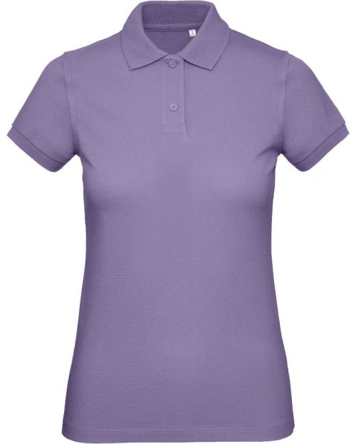 Damen Bio Piqué Polo Inspire Polo /women_° – B&C in Millennial Lilac