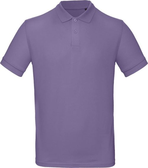 Herren Bio Piqué Polo Inspire Polo /men_° – B&C in Millennial Lilac
