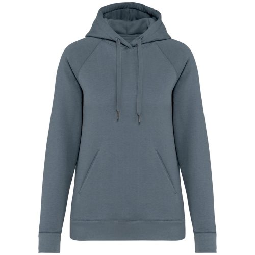 Ladies' Raglan Hooded Sweatshirt – Native Spirit in Mineral Grey