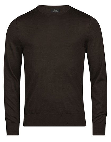 Men´s Crew Neck Sweater – Tee Jays in Mocha