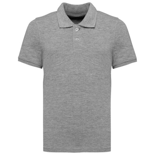 Polohemd aus Pikeetrikot für Kinder NS209 – Native Spirit in Moon Grey Heather