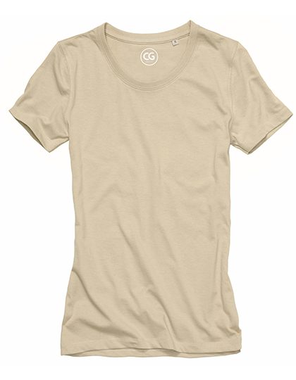 Men´s Short Sleeve T-Shirt Taranto – CG Workwear in Natural