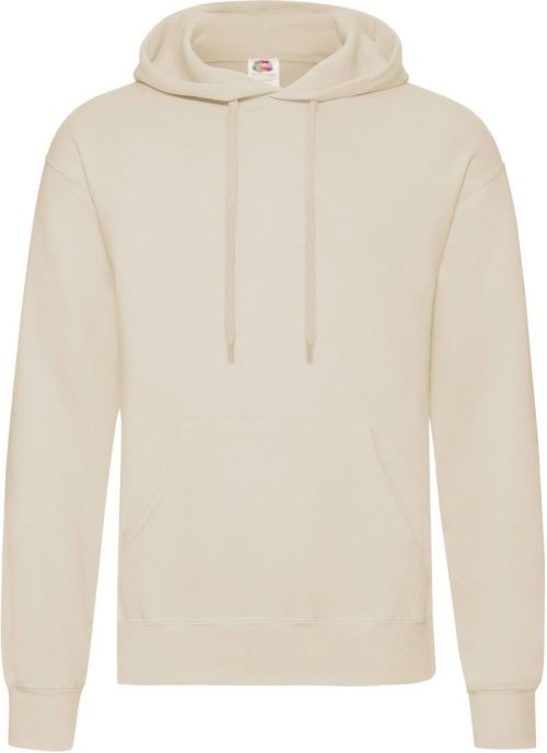 Kapuzen Sweater Classic Hooded Sweat – Fruit of the Loom in Natural