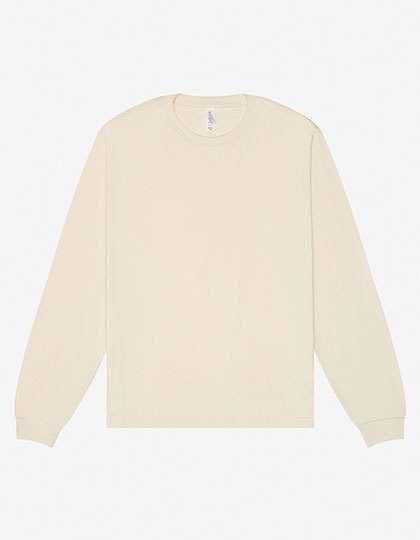 Unisex Heavyweight Long Sleeve Tee – Bella+Canvas in Natural