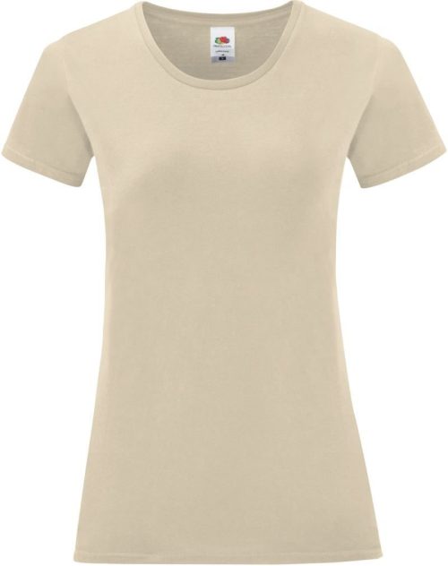 Damen T-Shirt Lady-Fit Iconic 150 T – Fruit of the Loom in Natural