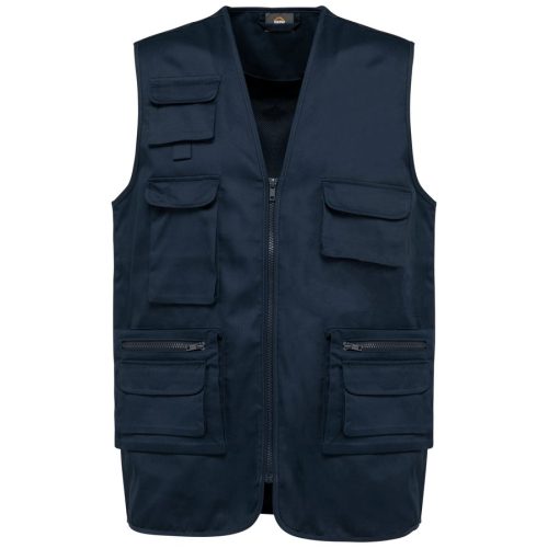 Gefütterte Unisex-Weste aus  Baumwollpolyester WK609 – WK in Navy